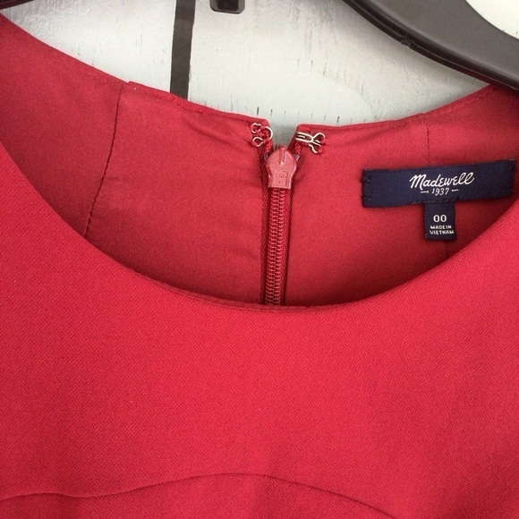 Dark red Madewell midi dress - Picture 5 of 13